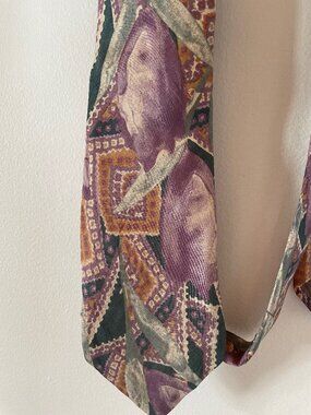 Vintage 100% Silk Necktie - Made in Italy